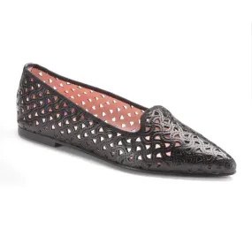 49475 - Black Soft Leather Flats for Teen/Women by Pretty Ballerinas