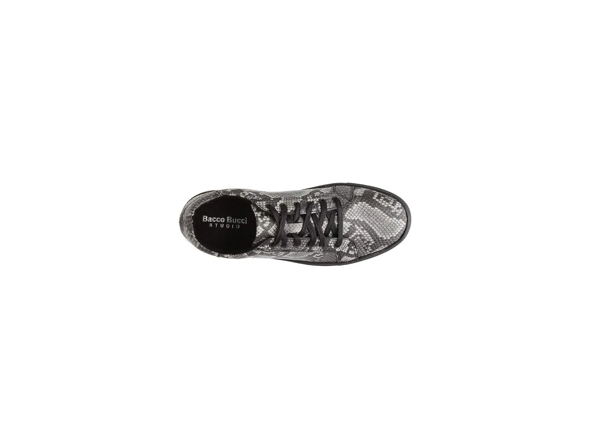 Bacco Bucci Laurens Sneaker In Black Snake Design