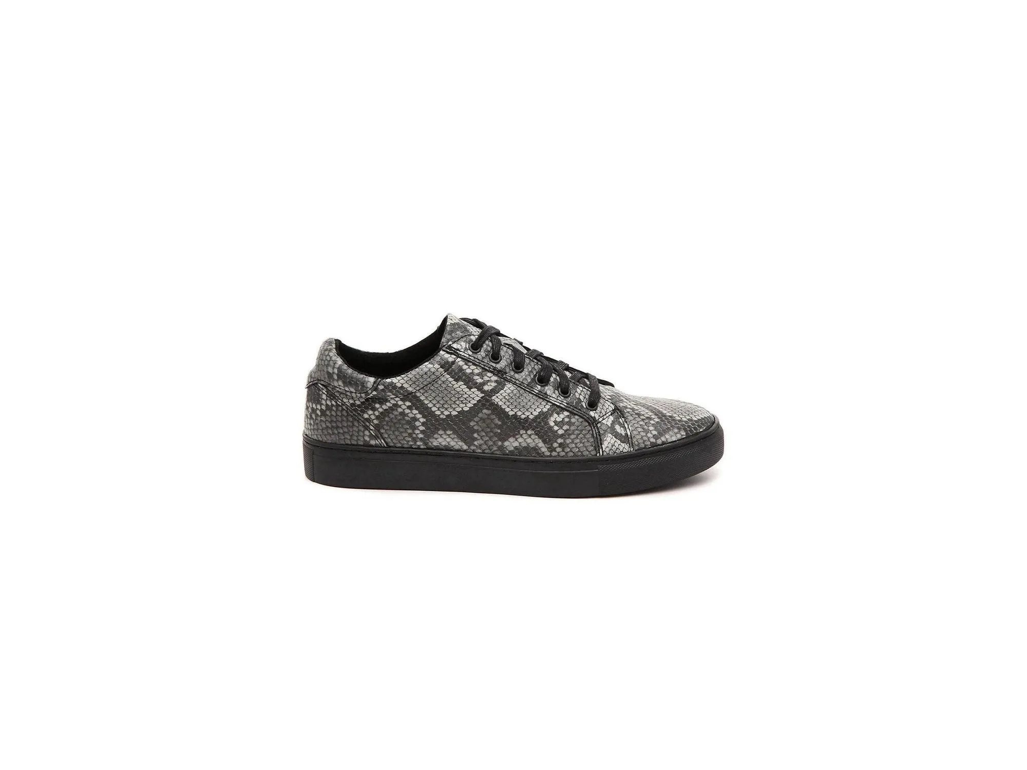 Bacco Bucci Laurens Sneaker In Black Snake Design