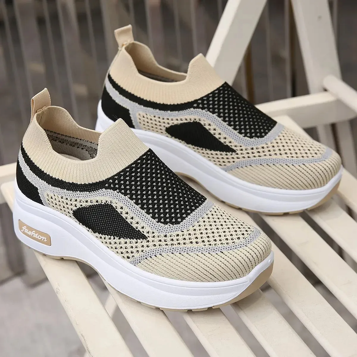 Beatrix - Stylish Slip-On Running Sneakers for Women