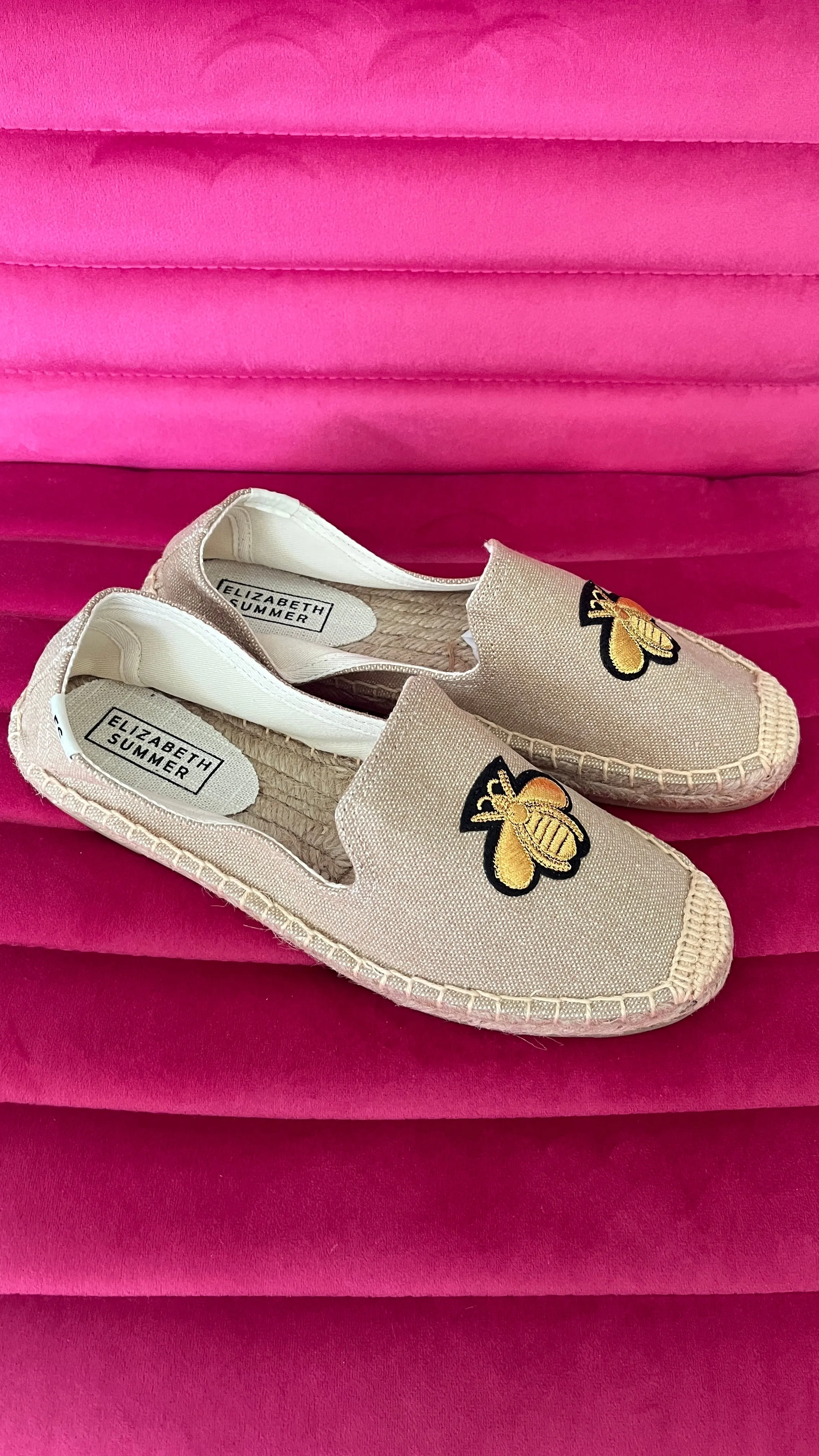 Espadrilles - Sand with Bees