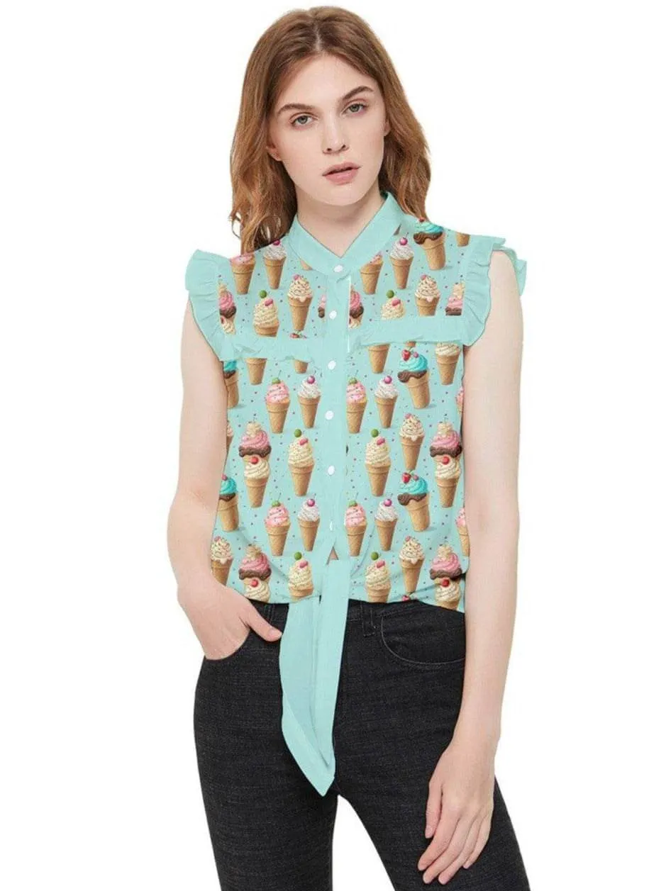 Ice Cream Sprinkles Ladies Top