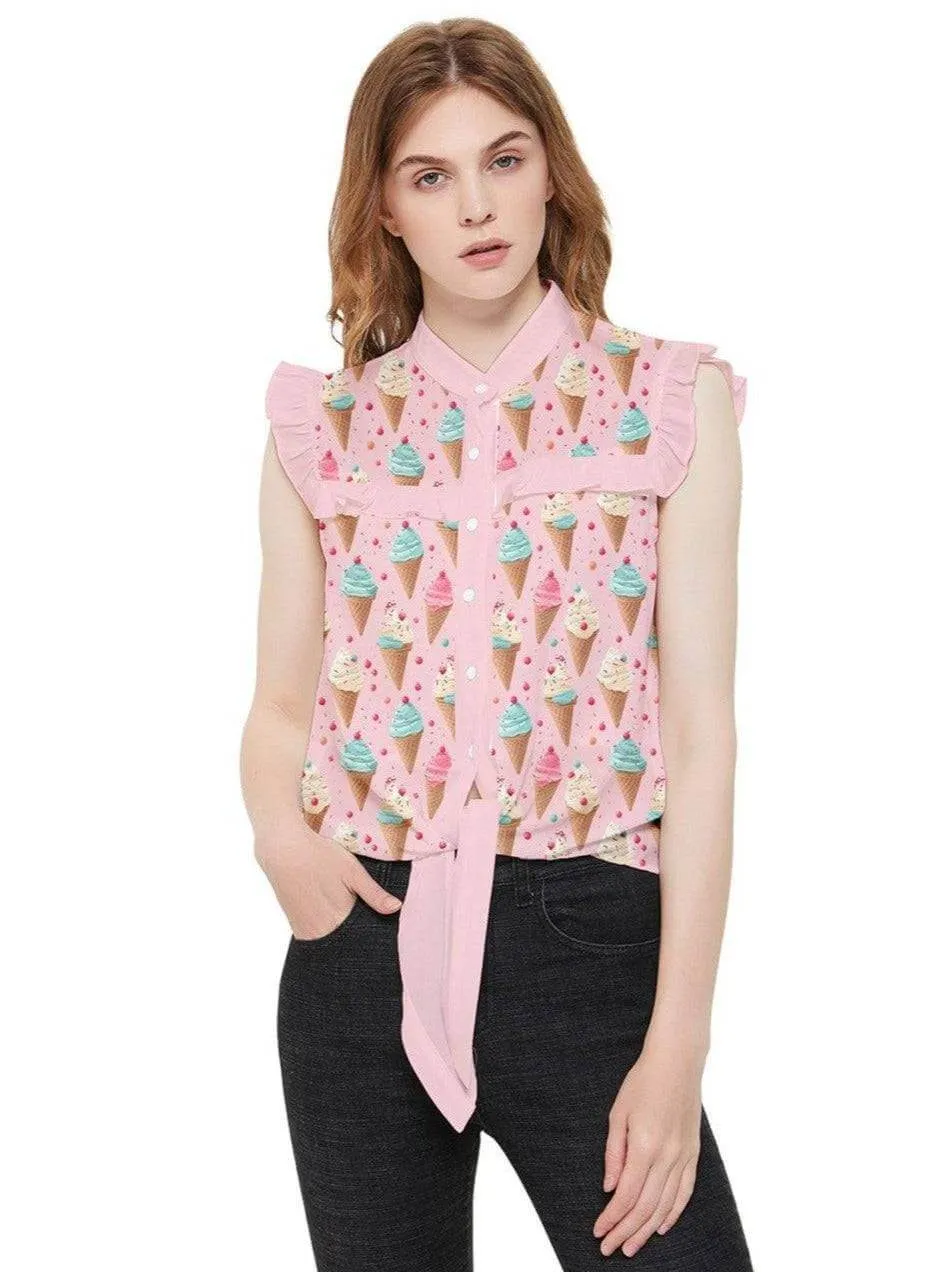 Ice Cream Sprinkles Ladies Top