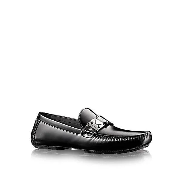 Louis Vuitton Racetrack Patent Moccasin - Black