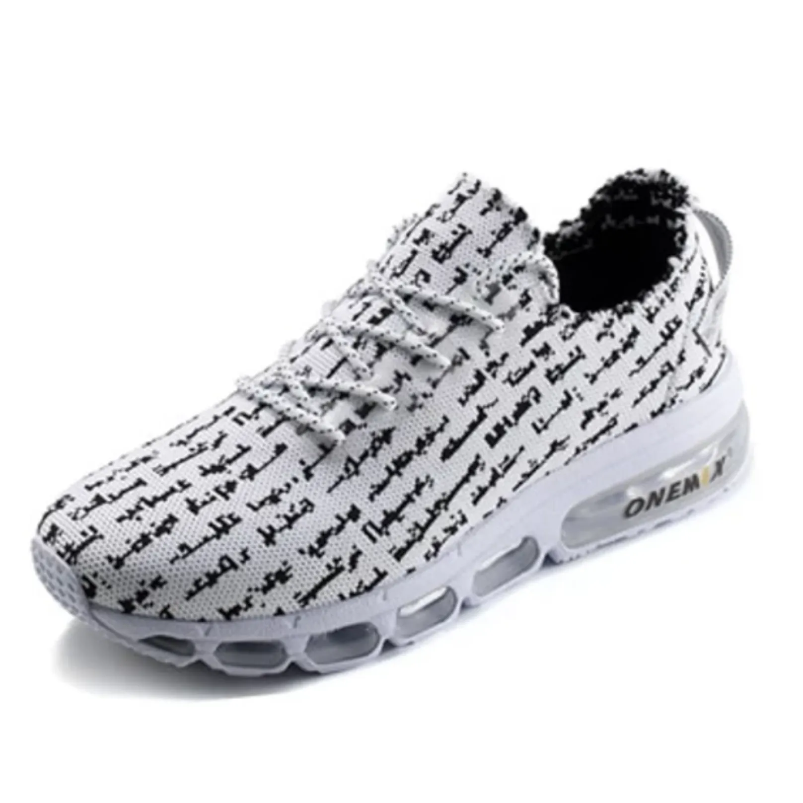 Men's Knitted Mesh Running Sneakers