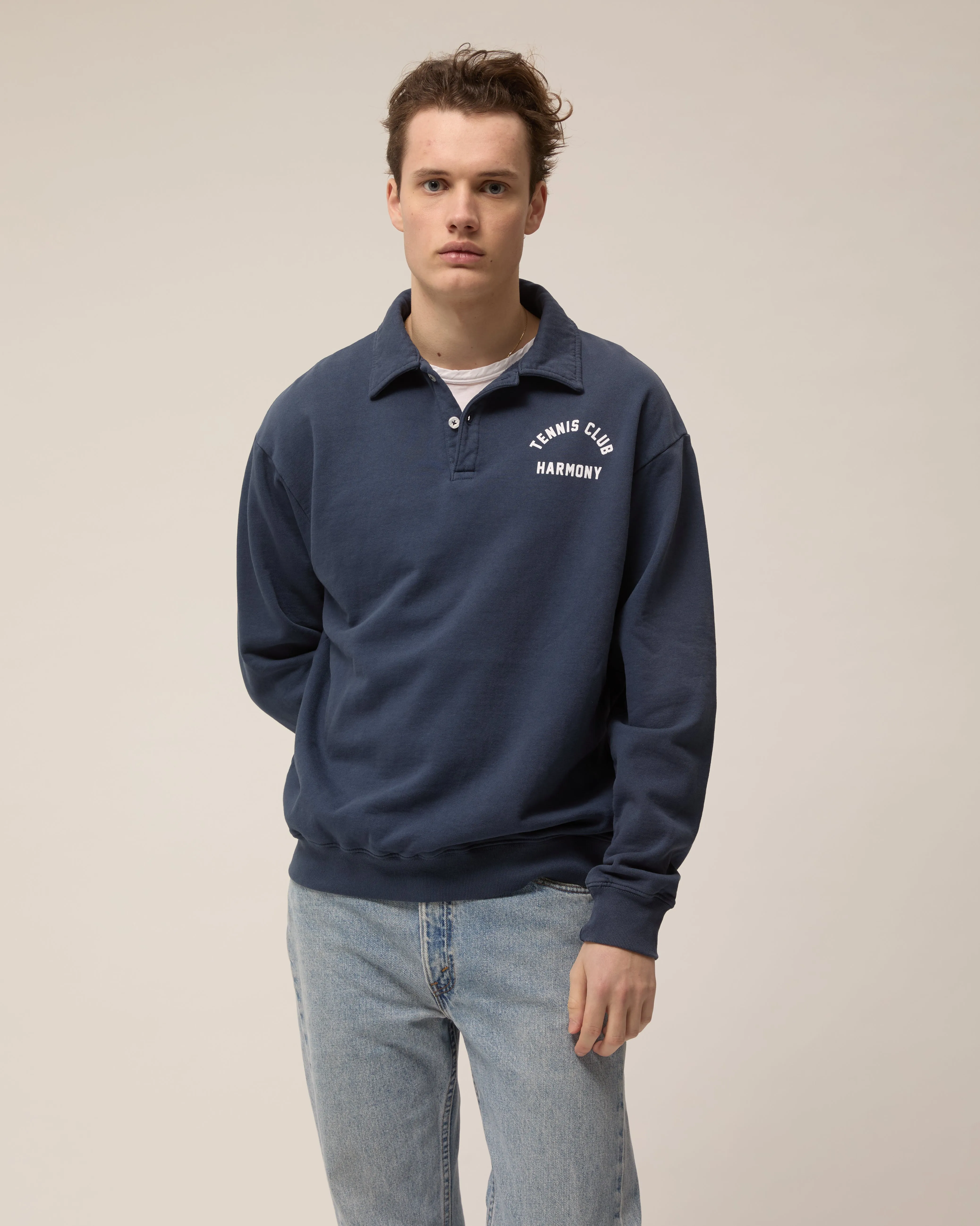 Polo Tennis Club - Navy - Cotton Jersey