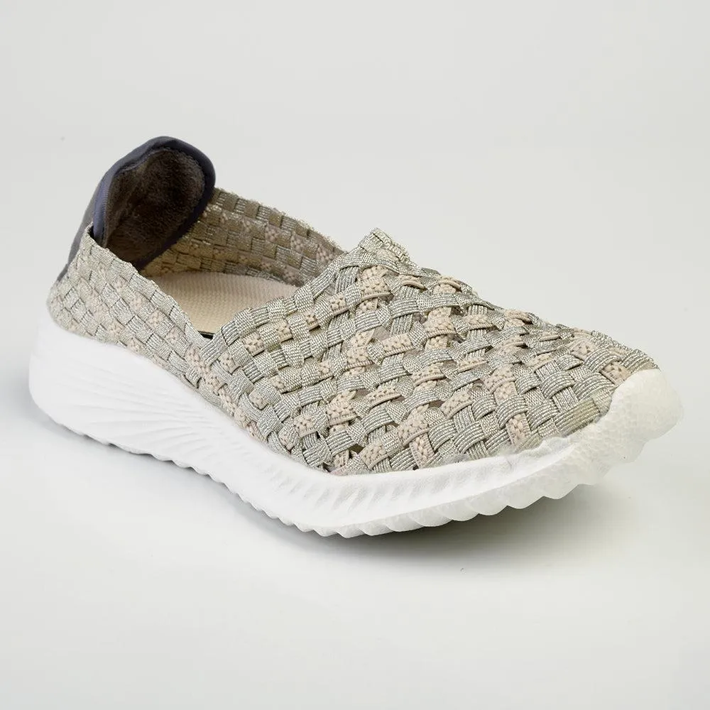 Rock Spring Tosh Woven Slip On - Beige/White