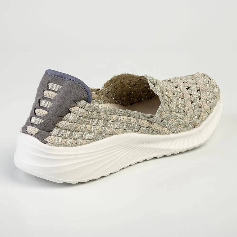 Rock Spring Tosh Woven Slip On - Beige/White