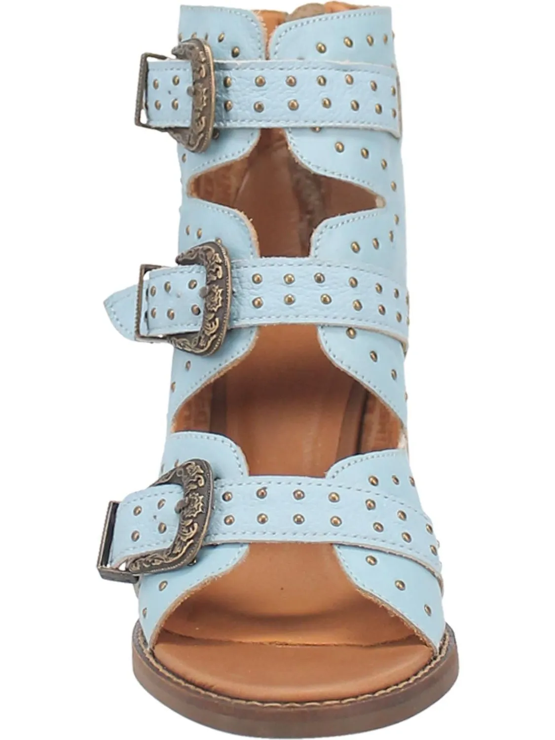 Sohiwoo Ziggy Buckle Bootie - Blue