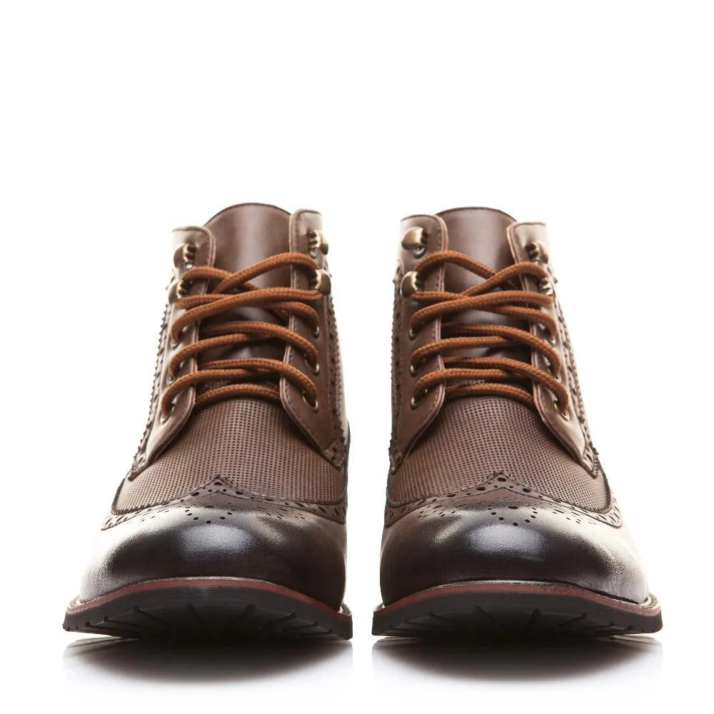 Spring/Winter Men's Fashion Lace-up High-Cut Classic Boots