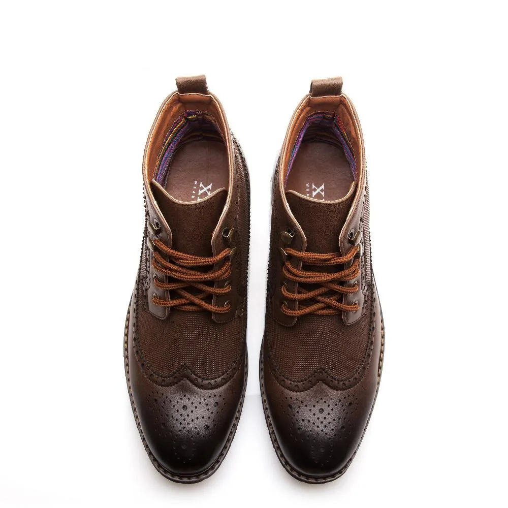 Spring/Winter Men's Fashion Lace-up High-Cut Classic Boots