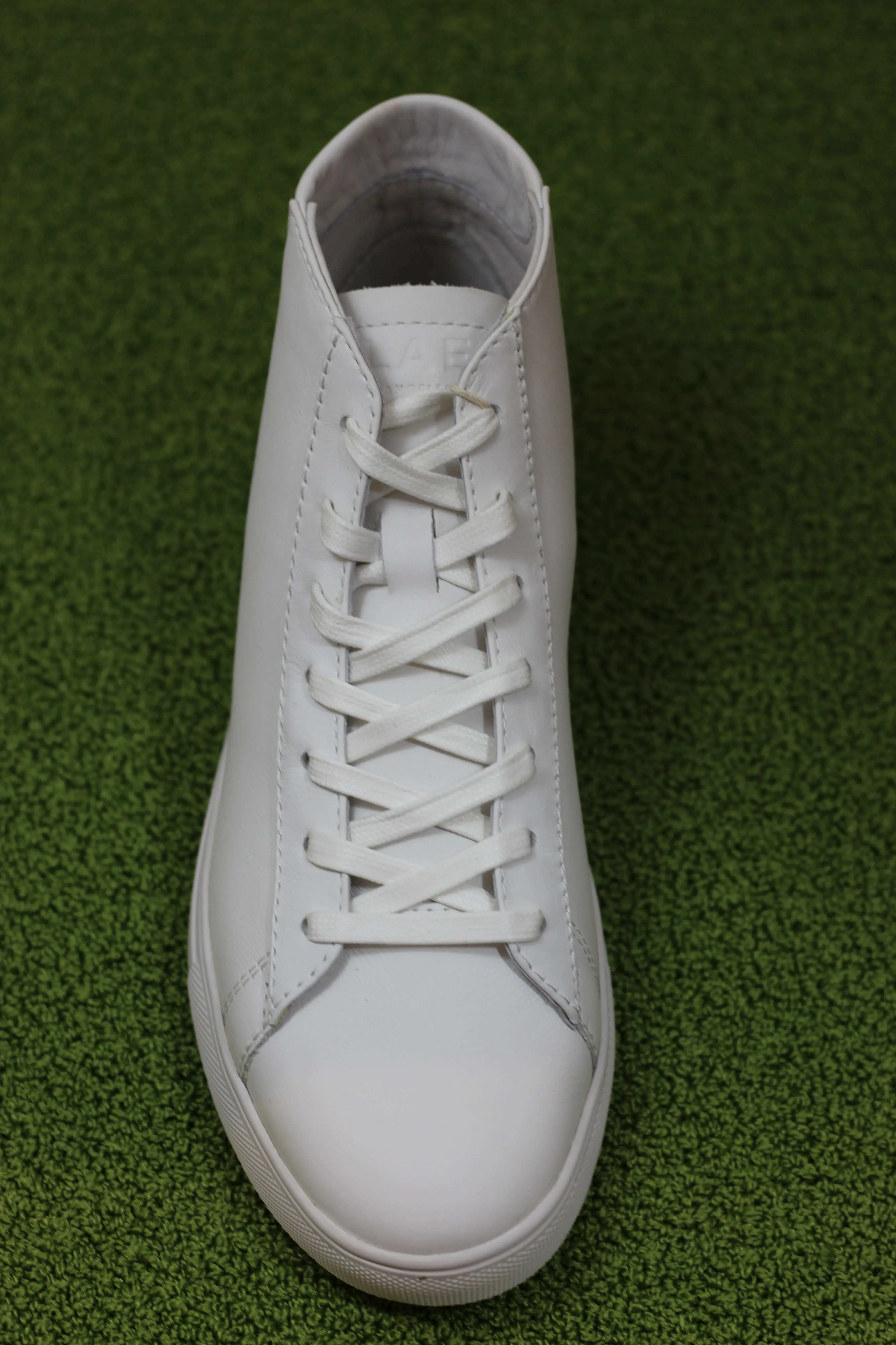 Unisex Bradley Mid Sneaker -  Triple White Leather