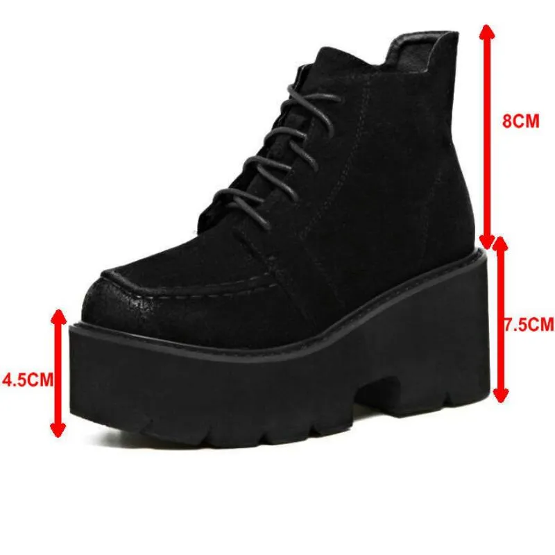 Women's Autumn Platform Ankle Boots