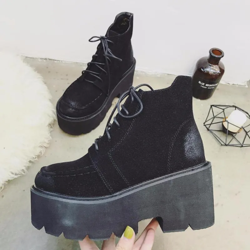 Women's Autumn Platform Ankle Boots