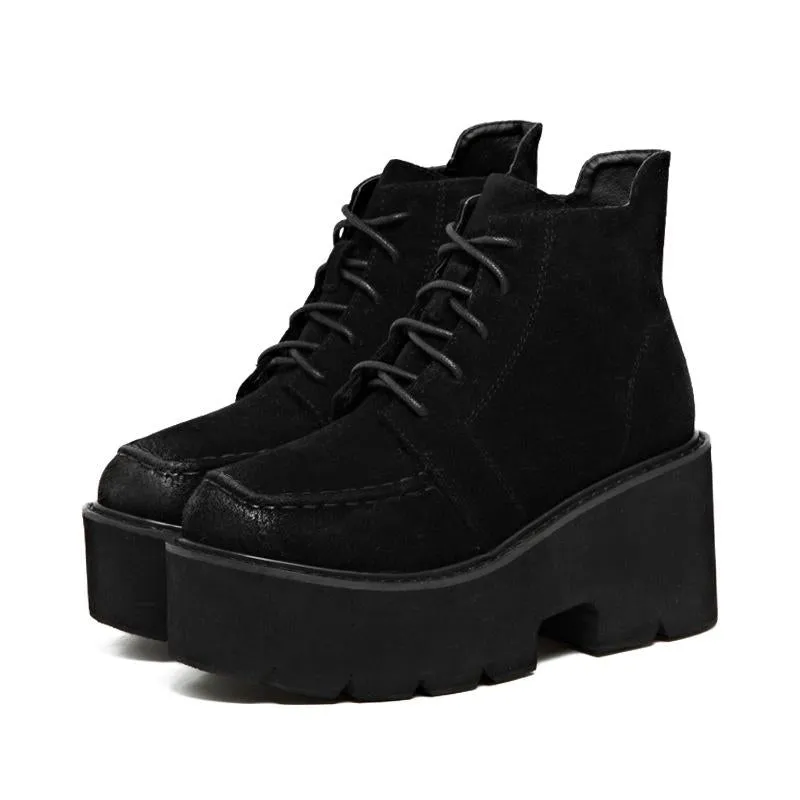 Women's Autumn Platform Ankle Boots