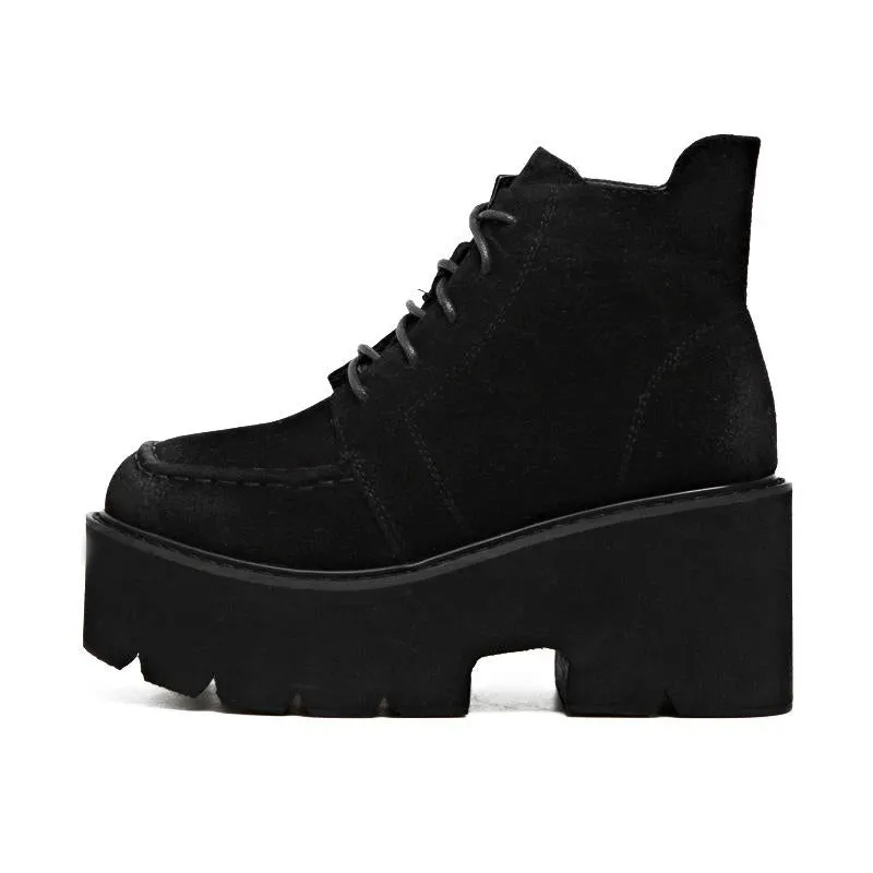 Women's Autumn Platform Ankle Boots