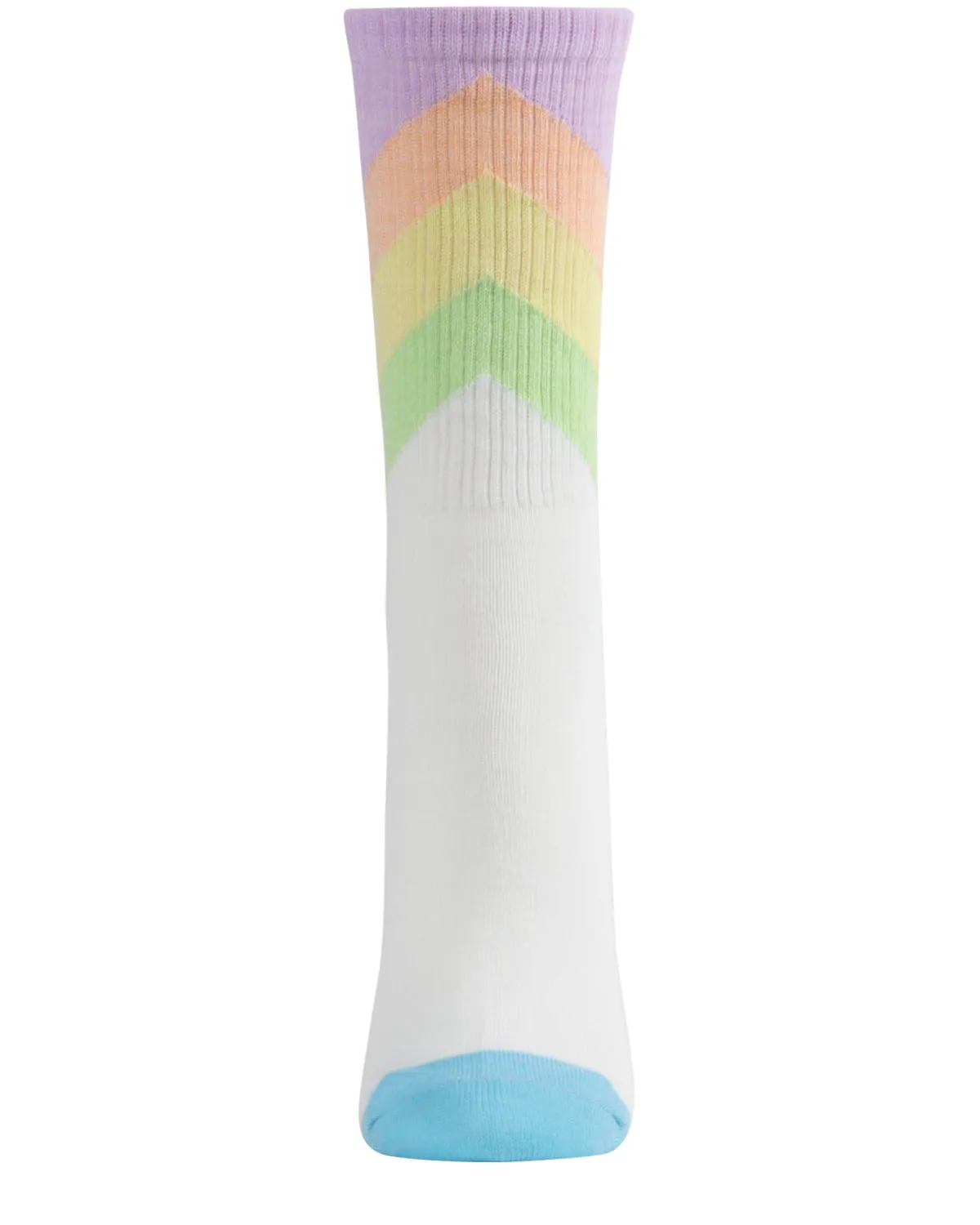 Women's Multicolor Pastel Arrow Crew Sock