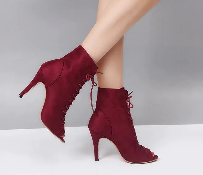 Women's Spring/Autumn Peep-Toe High-Heeled Shoes