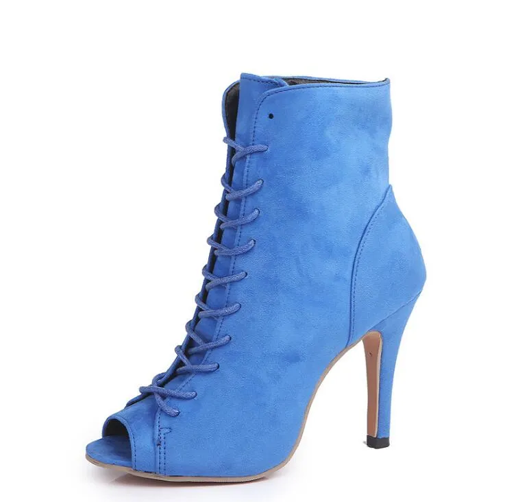 Women's Spring/Autumn Peep-Toe High-Heeled Shoes