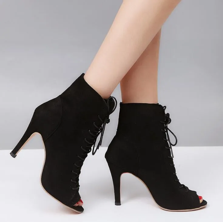 Women's Spring/Autumn Peep-Toe High-Heeled Shoes