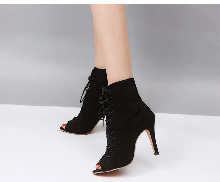 Women's Spring/Autumn Peep-Toe High-Heeled Shoes